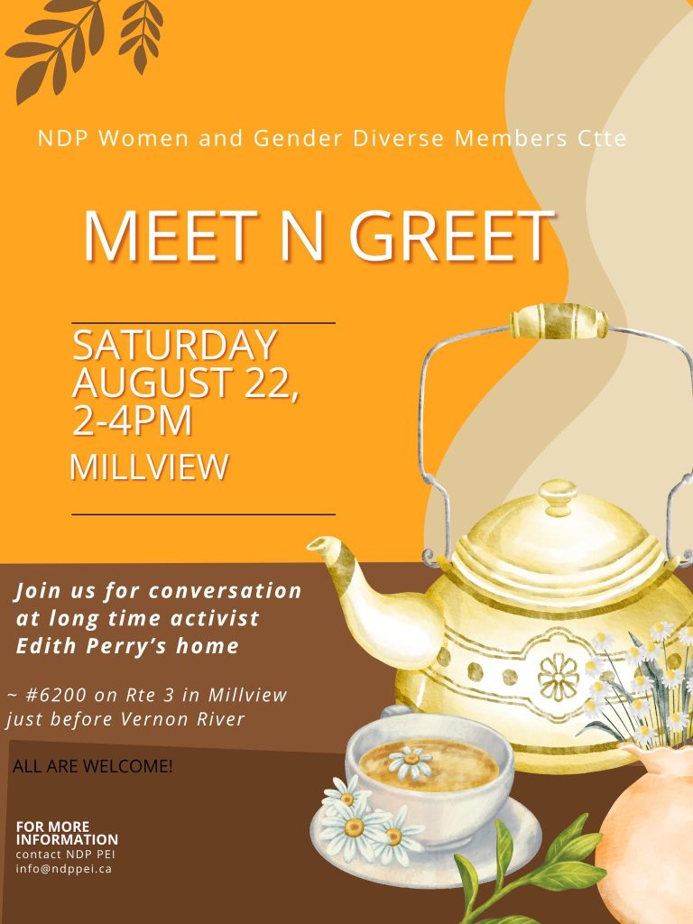 Edith's meet and greet event